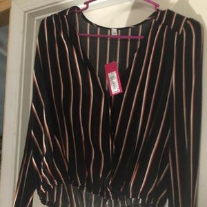 Women’s multiple colored sheer long sleeved shirt